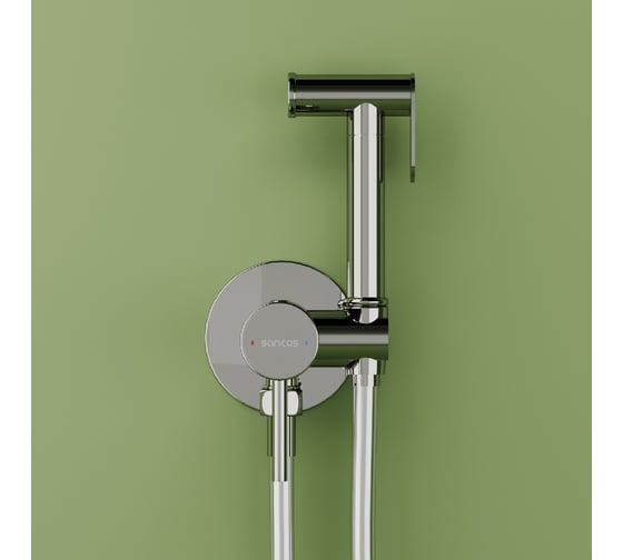 Изображение товара Гигиенический душ со смесителем Sancos Start цвет хром глянцевый SC1001CH