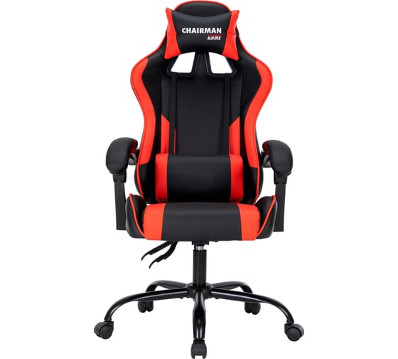 Изображение товара Офисное кресло CHAIRMAN CH41 экокожа, черно-красный 00-07145959
