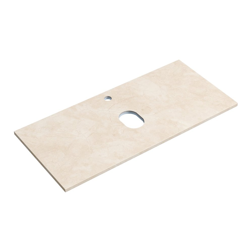 Изображение товара Столешница для ванной комнаты Sancos 1000x460 TT100A2X из керамогранита бежевый