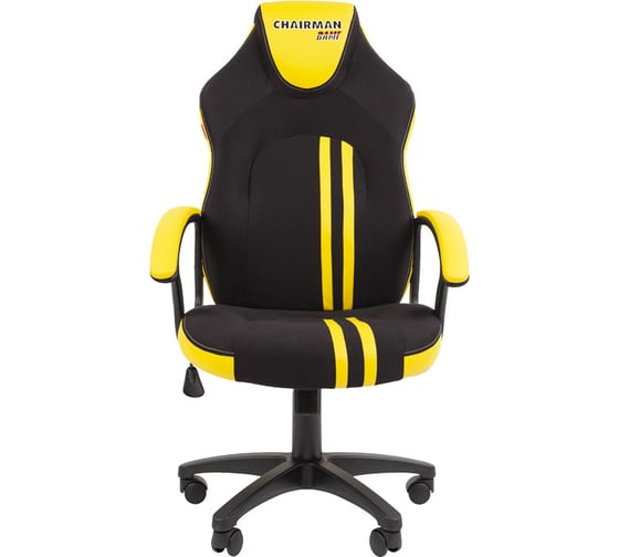 Изображение товара Офисное кресло CHAIRMAN game 26 черный/желтый New 00-07156518