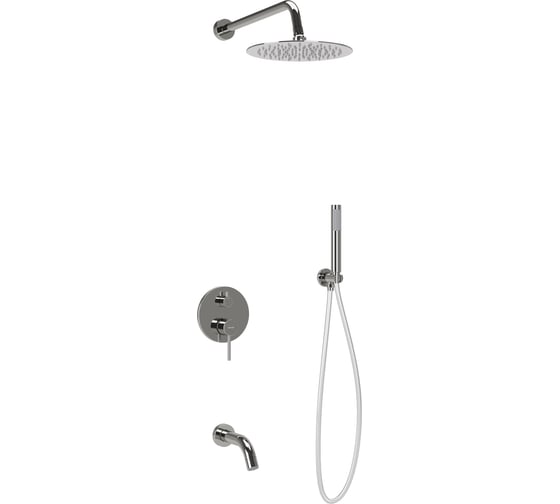 Изображение товара Душевой комплект Sancos Select встраиваемый для ванны/душа, цвет хром SC3004CH