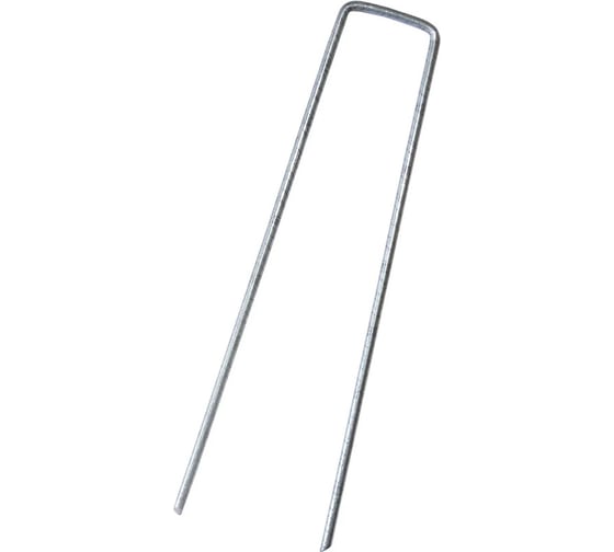 Изображение товара Скобы садовые Конструкция Нова П-образные, оцинкованные, 18x4.5 см, 100 шт 4643033