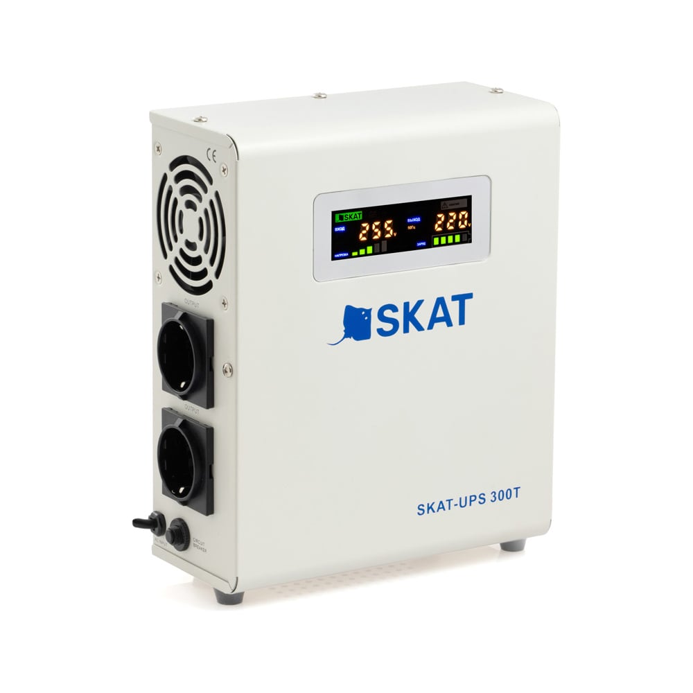 Изображение товара Источник бесперебойного питания SKAT UPS-300T 4500 для дома и котлов