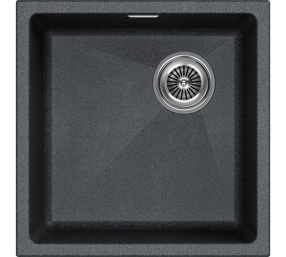 Изображение товара Мойка Paulmark LUMI 45UNI-SKEW, IT-GRANIT, графит, 455x460, LU45SK-DG