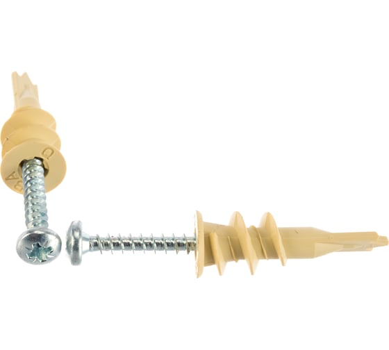 Изображение товара Анкер для листового материала с шурупом ЕВРОПАРТНЕР нейлон PBA 25 шт. 1 0195 2