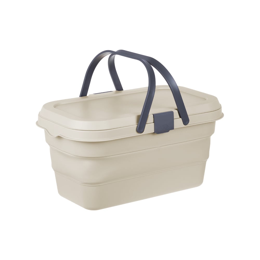 Изображение товара Корзина для пикника IDEA ФЛЕКС 16 л складная светло-коричневая