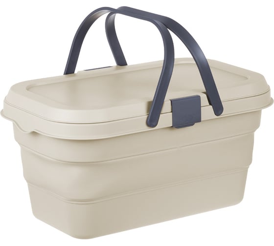 Изображение товара Корзина для пикника IDEA ФЛЕКС 16 л, складная Латте М 1239 Латте