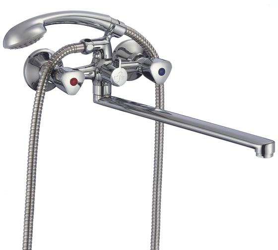 Изображение товара Смеситель для ванны Milardo Tring с длинным изливом TRISBL2M10