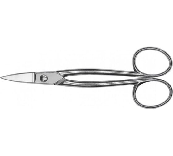 Изображение товара Ножницы ювелирные ERDI D74-1 прямые лезвия, 180 мм, ручки с кольцами, Ni ER-D74-1