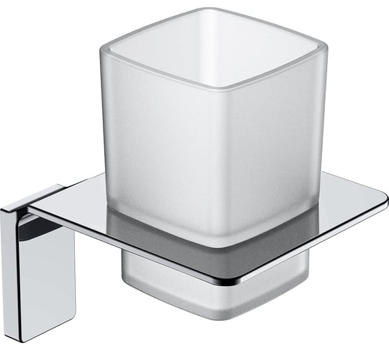 Изображение товара Подстаканник IDDIS Slide одинарный, матовое стекло, сплав металлов, хром SLISCG1i45