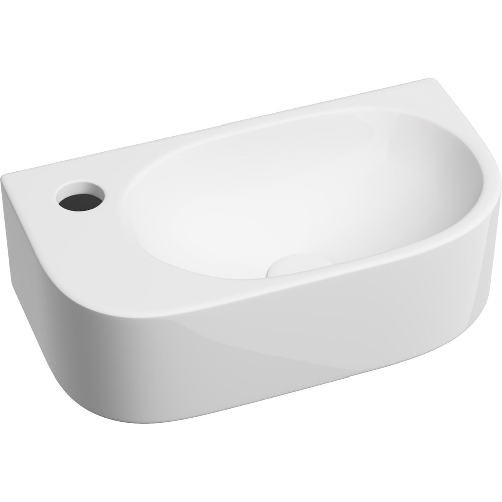 Изображение товара Умывальник подвесной Ceramicanova Element прямоугольный 408х223 мм белый