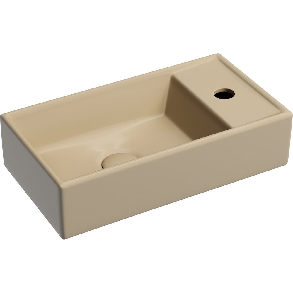 Изображение товара Подвесной умывальник Ceramicanova Element прямоугольный капучино 407х217 мм CN6051LMC