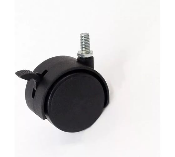 Изображение товара Опора колесная MARLOK 50 мм 10.02.07 с резьбой М-10, со стопором 030235