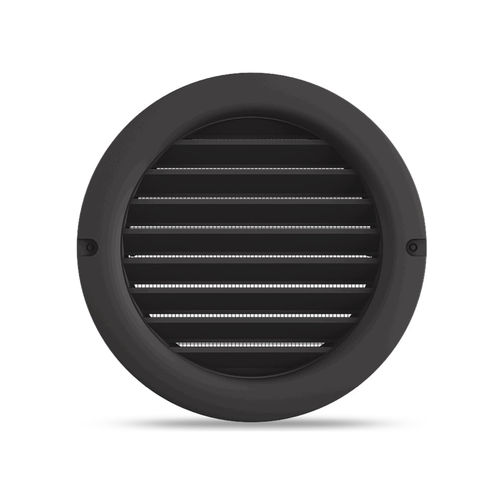 Изображение товара Решетка Round 100 Black Zernberg - вентиляционная с москитной сеткой