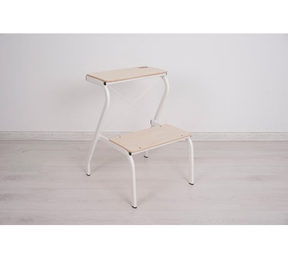 Изображение товара Табурет-стремянка ЗМИ Конек белый ТС 277 Б