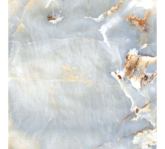 Изображение товара Керамогранит Realistik Magic Ice High Glossy глянцевый, под мрамор, 60x60 см, 1.44 кв.м. Magic60, HG, Realistik