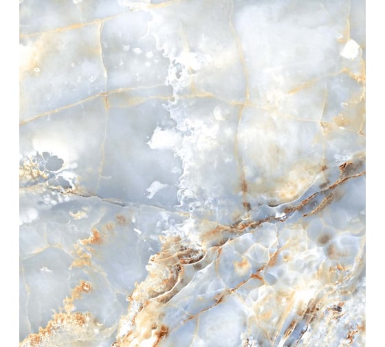 Изображение товара Керамогранит Realistik Magic Ice MAT матовый, под мрамор 60x60 см, 1.44 кв.м. Magic60, MAT, Realistik