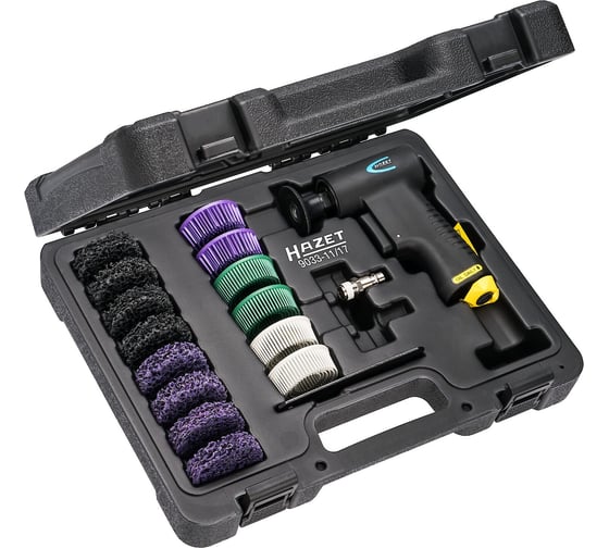 Изображение товара Зачистная машинка с набором насадок HAZET 15000 об/мин 9033-11/17