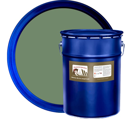 Изображение товара Защитная эмаль ЛЕНИНГРАДКА ХВ-518 20 кг 522