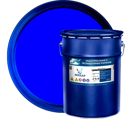 Изображение товара Фасадная краска Мицар ХВ-161 20 кг синяя 1522