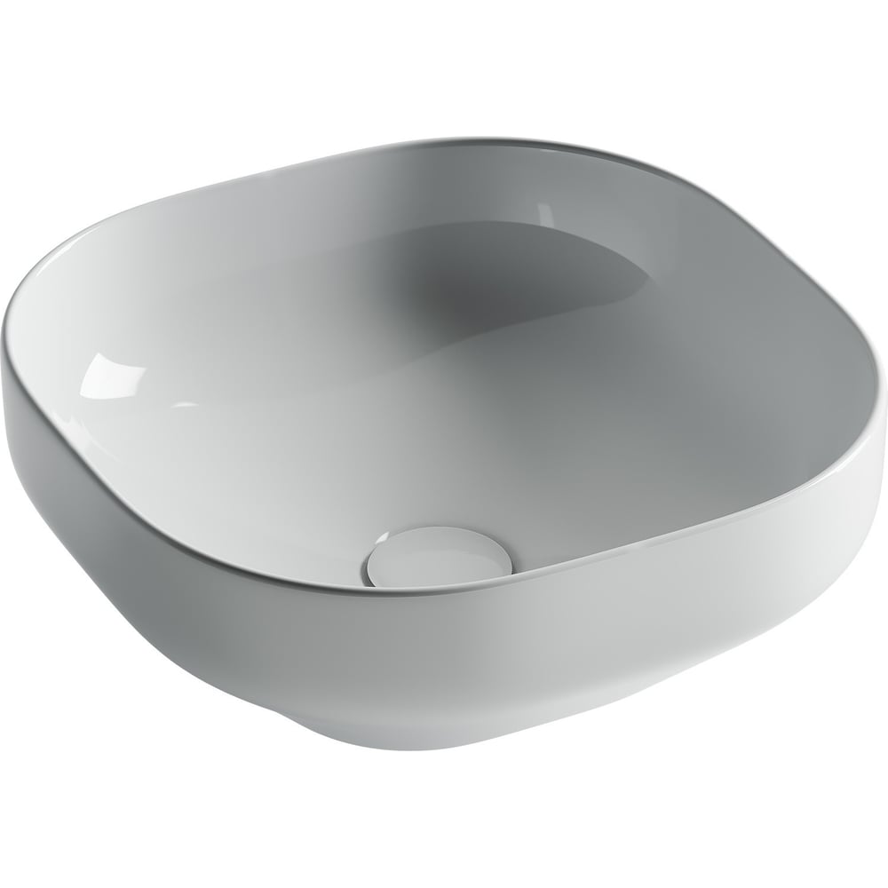 Изображение товара Умывальник чаша накладная Ceramicanova Element квадратная 380x380 мм санфарфор