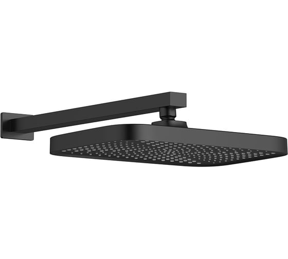 Изображение товара Верхний душ с держателем VINCEA черный VSHD-41CMB