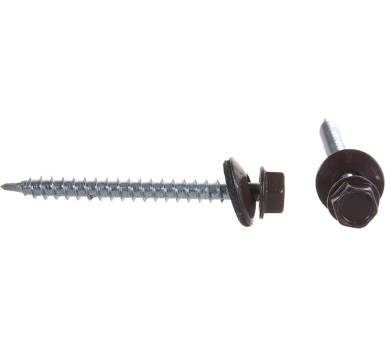 Изображение товара Кровельный саморез Госкреп 4,8х51 RAL 8017 коричневый шоколад, 250 шт., б. пл. конт. 1500 мл КР.181149 2-0016900