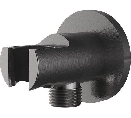 Изображение товара Держатель ручного душа с подводом воды VINCEA вороненая сталь VSC-31GM