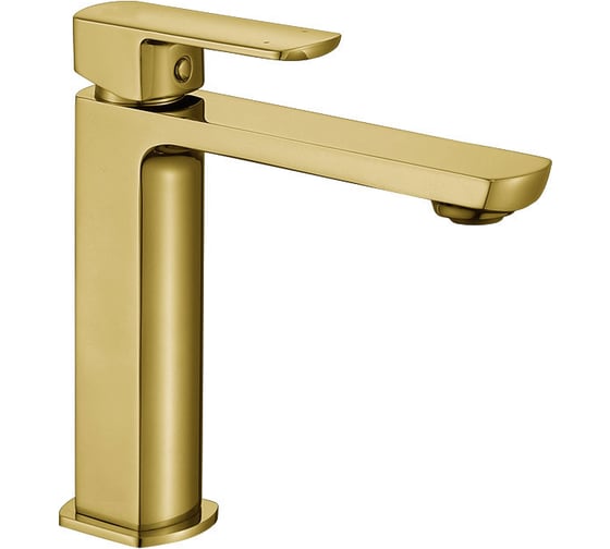 Изображение товара Смеситель для раковины VINCEA Next однорычажный, брашированное золото VBF-1N1BG