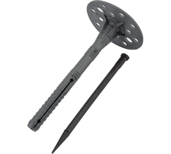 Изображение товара Дюбель для теплоизоляции с пластиковым гвоздем Tech-Krep 10х120 250шт 130112