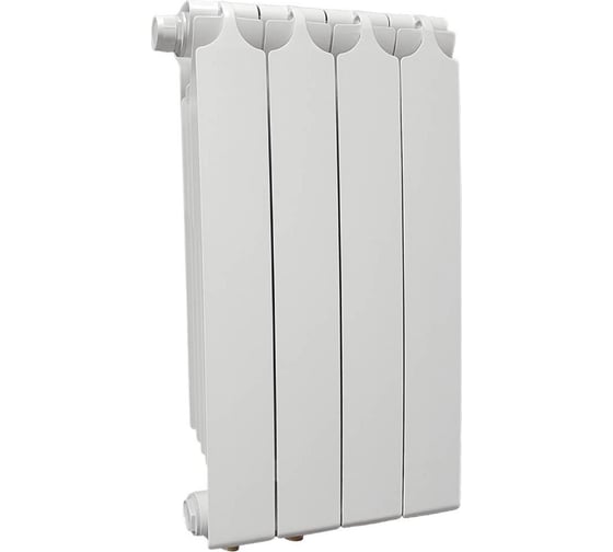 Изображение товара Биметаллический радиатор Теплоприбор, 4 секции, обогрев 7,6 м², БР1-500/04 НПЛ