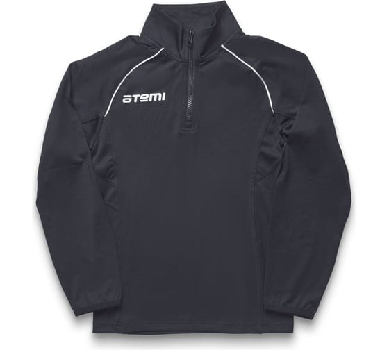 Изображение товара Толстовка тренировочная ATEMI AJKT-003JSS23-BLK с короткой молнией, цвет черный, 128 00-00009555-128