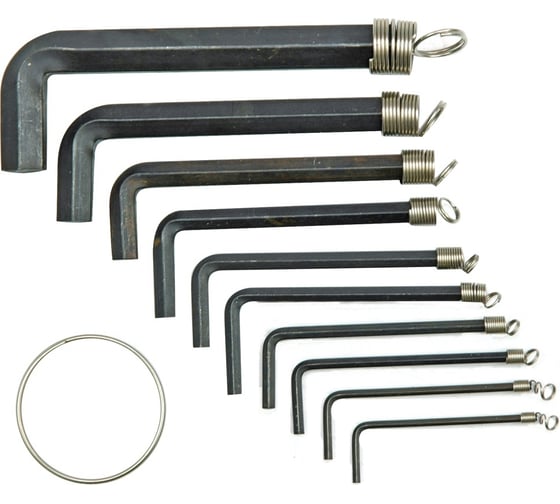 Изображение товара Набор торцовых ключей TOYA на кольце 8 предметов 2,0-10,0мм 56380