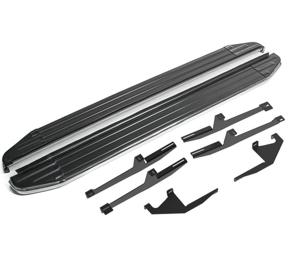 Изображение товара Пороги на автомобиль Rival "Premium-Black" Haval M6 2023-, 180 см, 2 шт.  A180ALB.9405.1