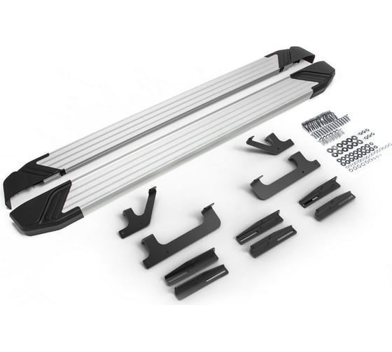 Изображение товара Пороги на автомобиль Rival "Silver" Jaecoo J7 2023-н.в., 180 см, 2 шт. F180AL.0911.1