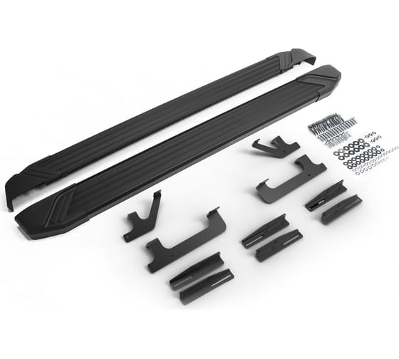 Изображение товара Пороги на автомобиль Rival "Black" Jaecoo J7 2023-н.в., 180 см, 2 шт. F180ALB.0911.1