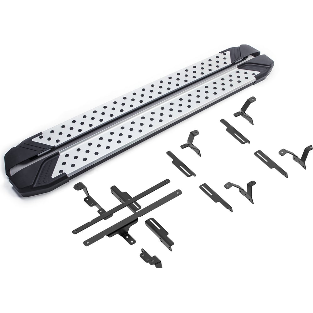 Изображение товара Пороги на авто Rival Bmw-Style круг для Geely Monjaro 4WD 2023-