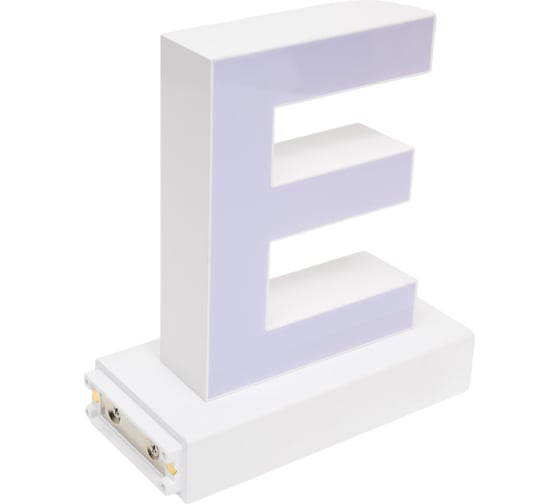 Изображение товара Светодиодная буква Е ABCMIX магнитное соединение, 100 мм -Е-100-magnetic