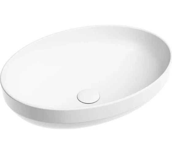 Изображение товара Умывальник-чаша накладная Ceramicanova Element овальная, цвет белый матовый, 502х363х145 мм CN6056MW