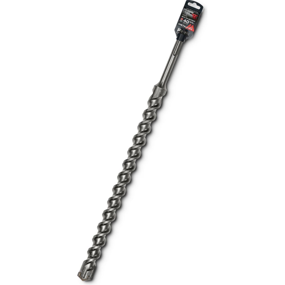 Изображение товара Бур по бетону SDS-max 40x670/530 мм, Х-напайка, 2 спирали METALLICA Ultra 906323
