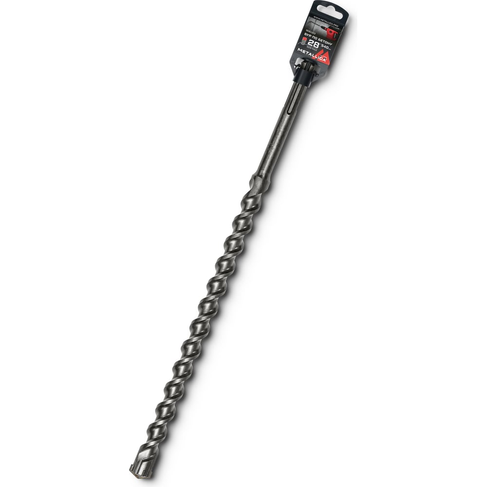 Изображение товара Бур по бетону SDS-max 28x540/400 мм, Х-напайка, 2 спирали METALLICA Ultra 906163
