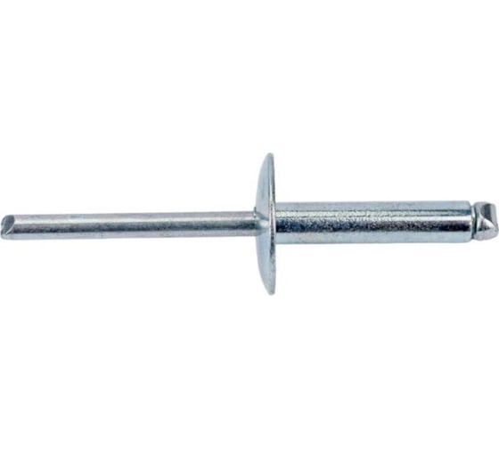 Изображение товара Заклепка вытяжная с увеличенным полем STARFIX 4.8x21x16 мм, сталь/сталь, цинк, 250 шт. в карт. упаковка SMC3-60471-250