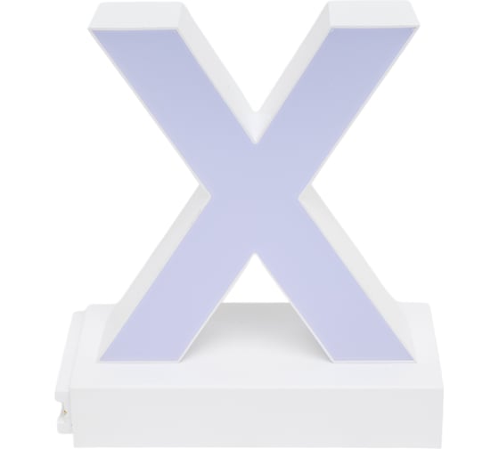 Изображение товара Светодиодная буква Х ABCMIX магнитное соединение, 100 мм -Х-100-magnetic