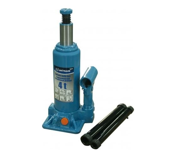 Изображение товара Бутылочный домкрат UNITRAUM 4 т, 194-372 мм UN90404
