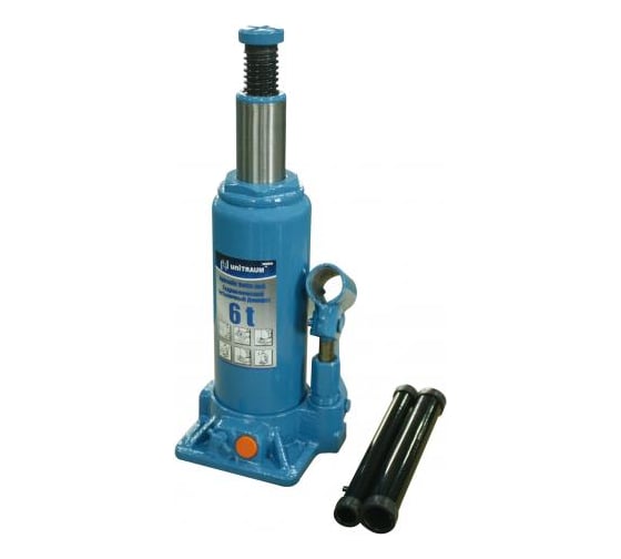 Изображение товара Бутылочный домкрат UNITRAUM 6 т, 216-413 мм UN90604