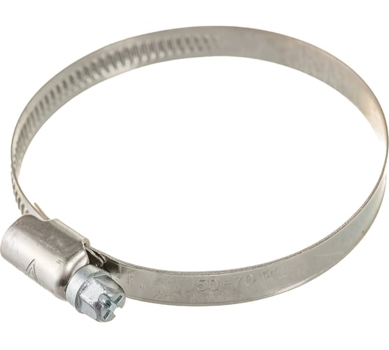 Изображение товара Червячный хомут Госкрепнержавеющий 50-70 мм (2 шт) 11-0013890