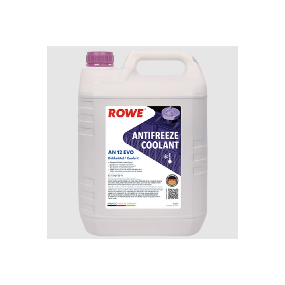 Изображение товара Охлаждающая жидкость ROWE HIGHTEC ANTIFREEZE AN 12 EVO 5л концентрат