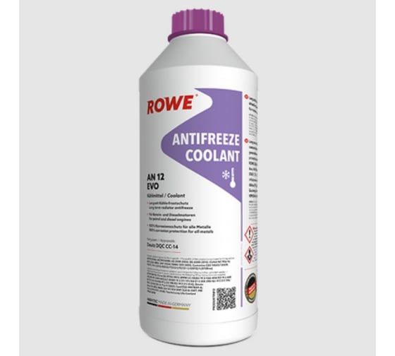 Изображение товара Охлаждающая жидкость ROWE HIGHTEC ANTIFREEZE COOLANT AN 12 EVO 21080-0015-99