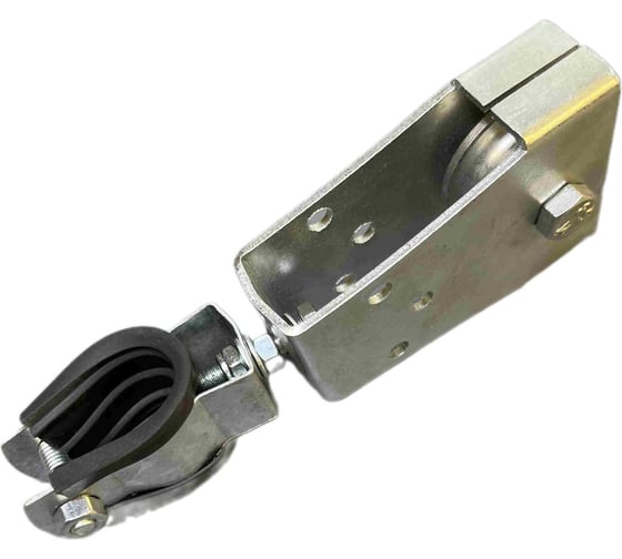 Изображение товара Оцинкованный подвес IMPERA для кабеля ПК-40-8 (кабель диаметром до 25 мм., тросик диаметром до 8 мм., ролик с подшипником диаметром 40 мм.) 700016