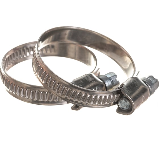 Изображение товара Червячный хомут Госкреп нержавеющий 25-40 мм, 2 шт. 11-0013850